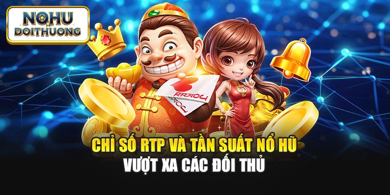 Chỉ số RTP và tần suất nổ hũ vượt xa các đối thủ