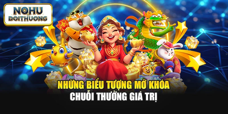 Những biểu tượng mở khóa chuỗi thưởng giá trị