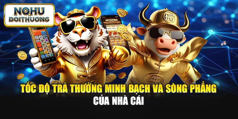 Tốc độ trả thưởng minh bạch và sòng phẳng của nhà cái